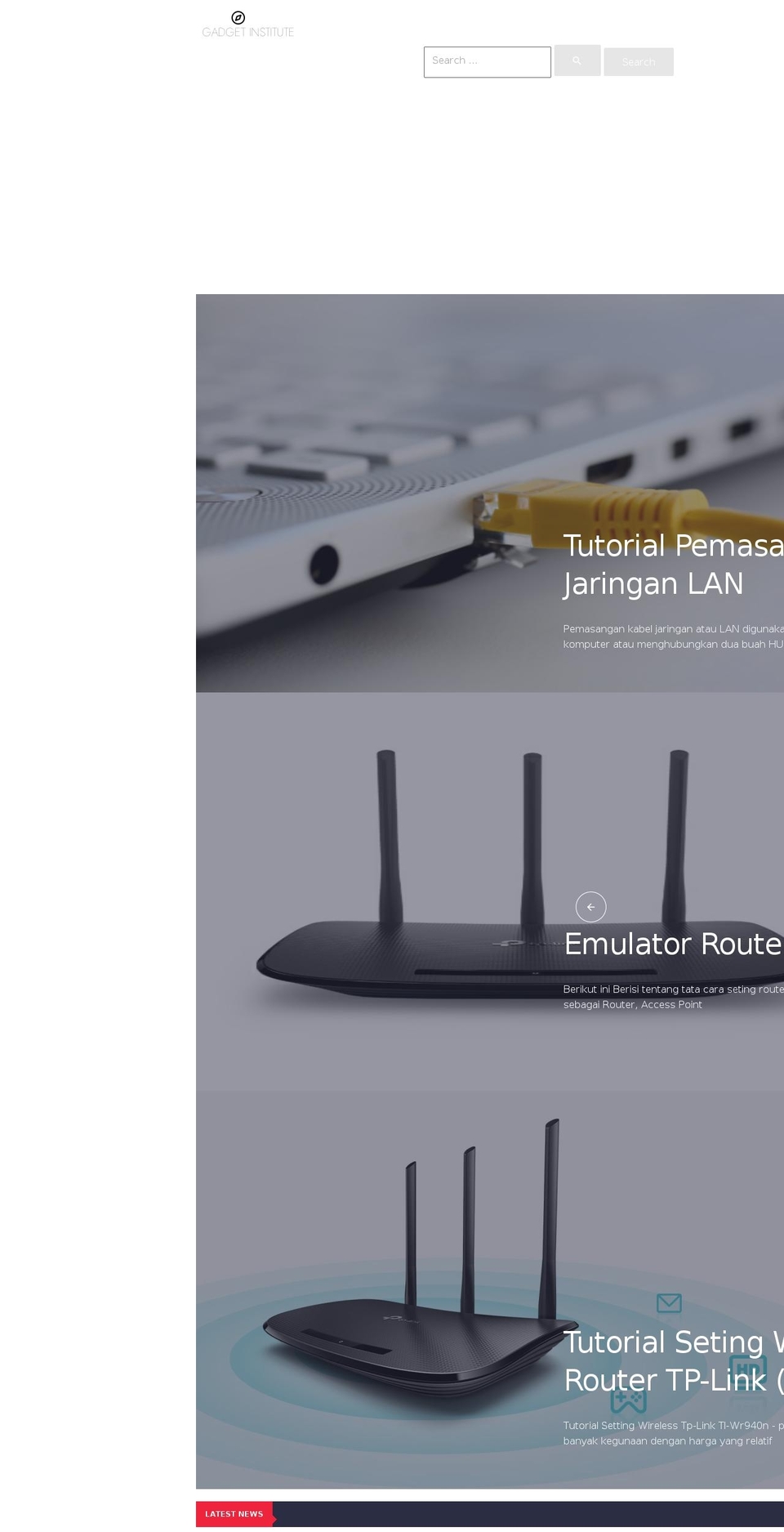 gadgetinstitute.com — Shopify storefront screenshot