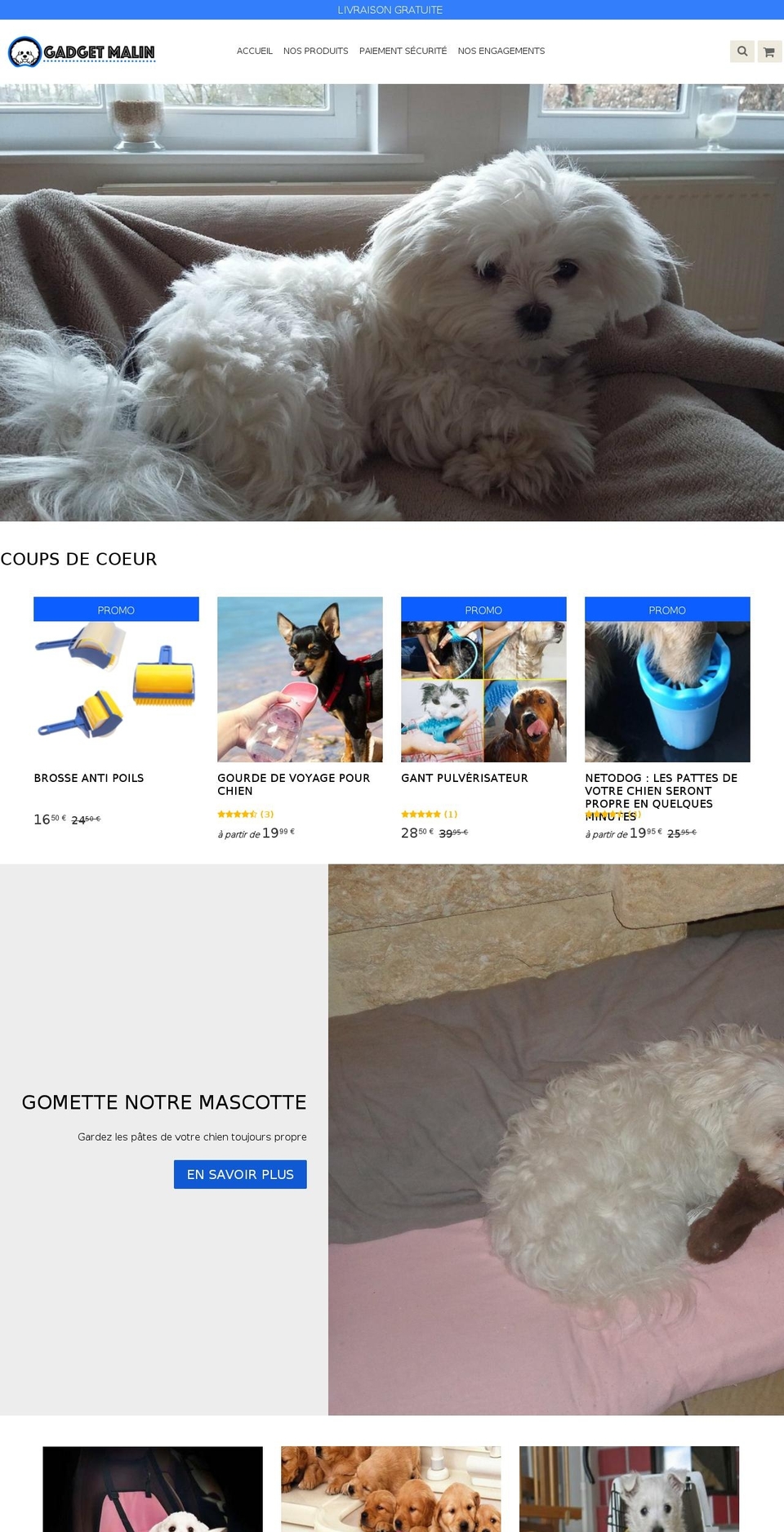 speedfly-v2 Shopify theme site example gadgetmalin.com