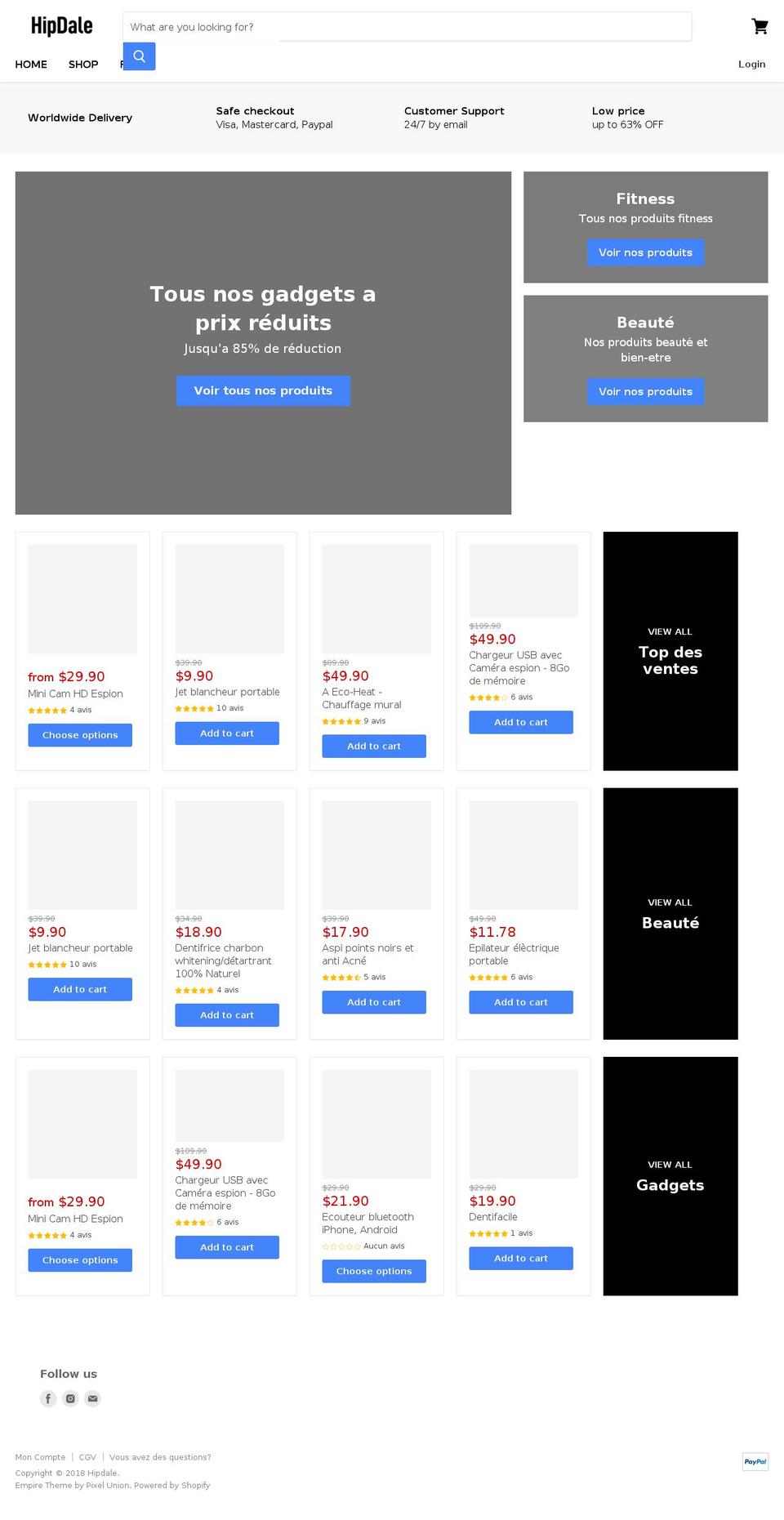 gadgetox.com shopify website screenshot