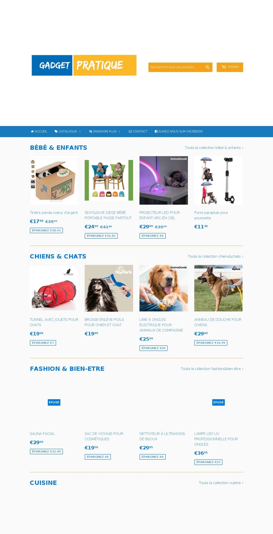 gadgetpratique.com — Shopify store on .com