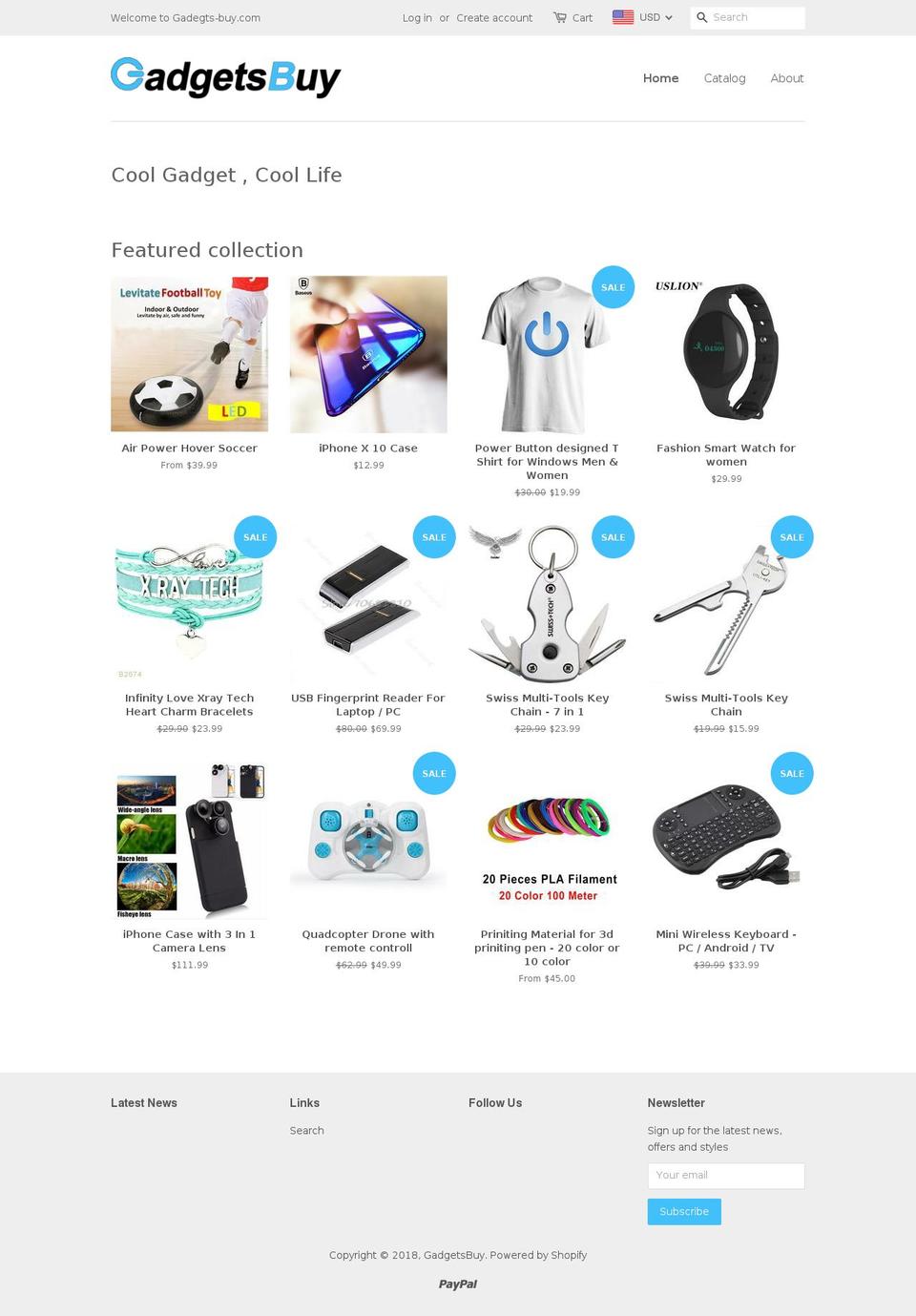 gadgets-buy.com — Shopify storefront screenshot