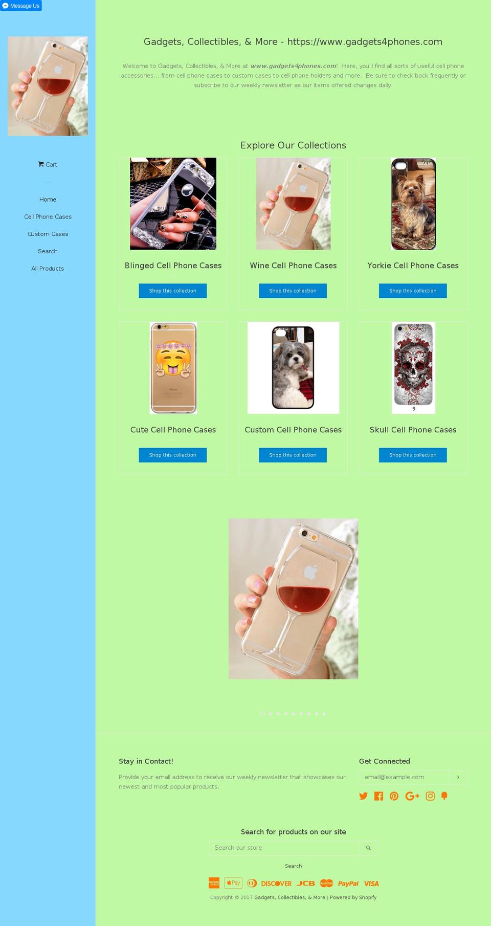 gadgets4phones.com shopify website screenshot