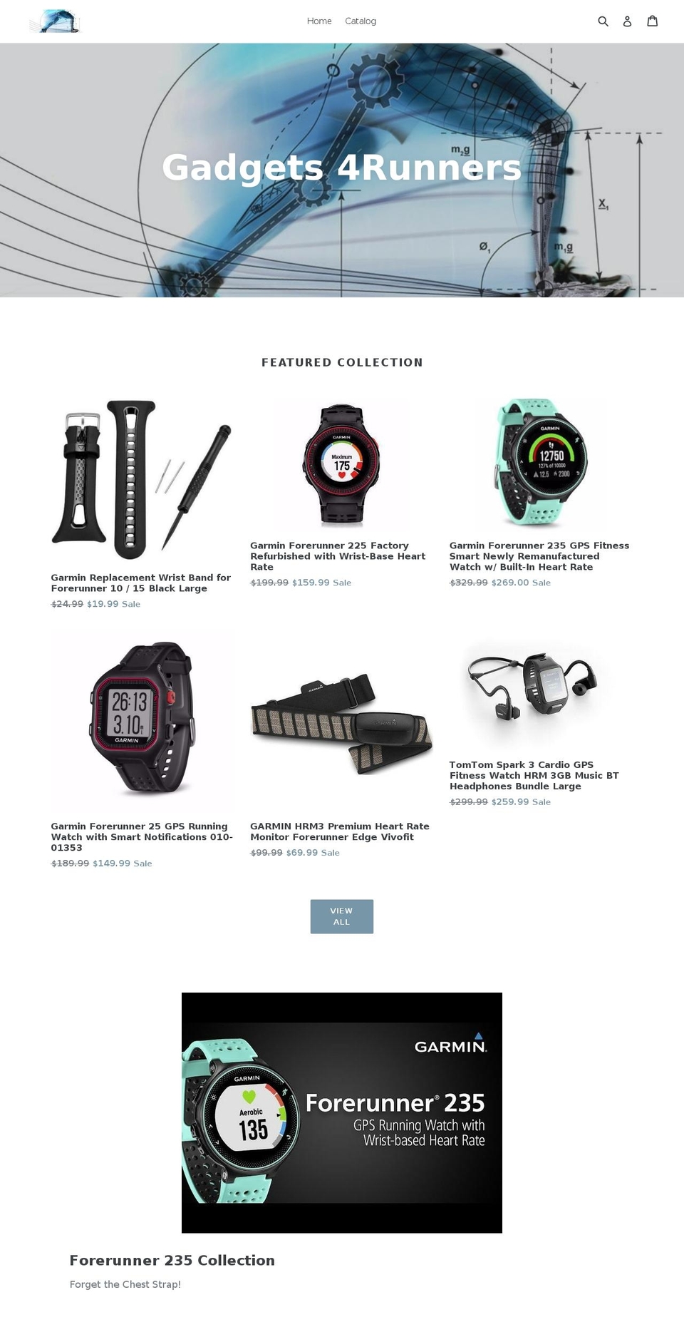 gadgets4runners.com shopify website screenshot