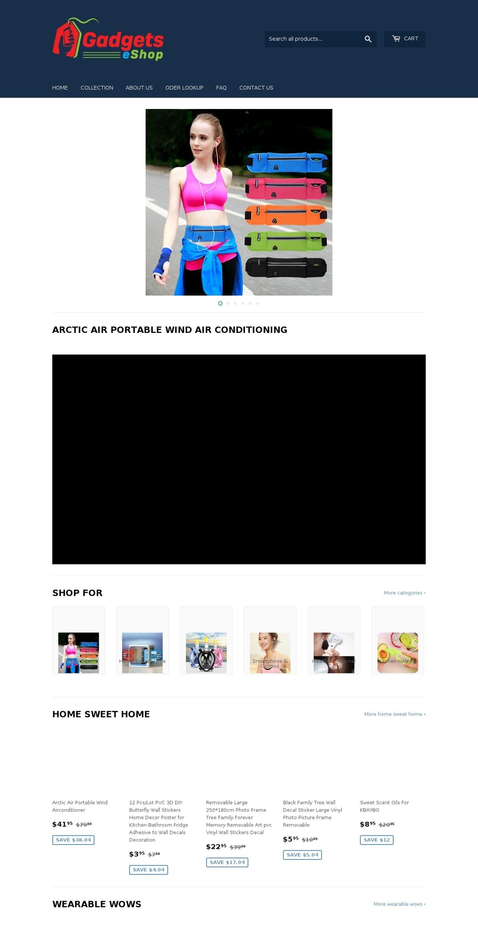 gadgetseshop.com — Shopify storefront screenshot
