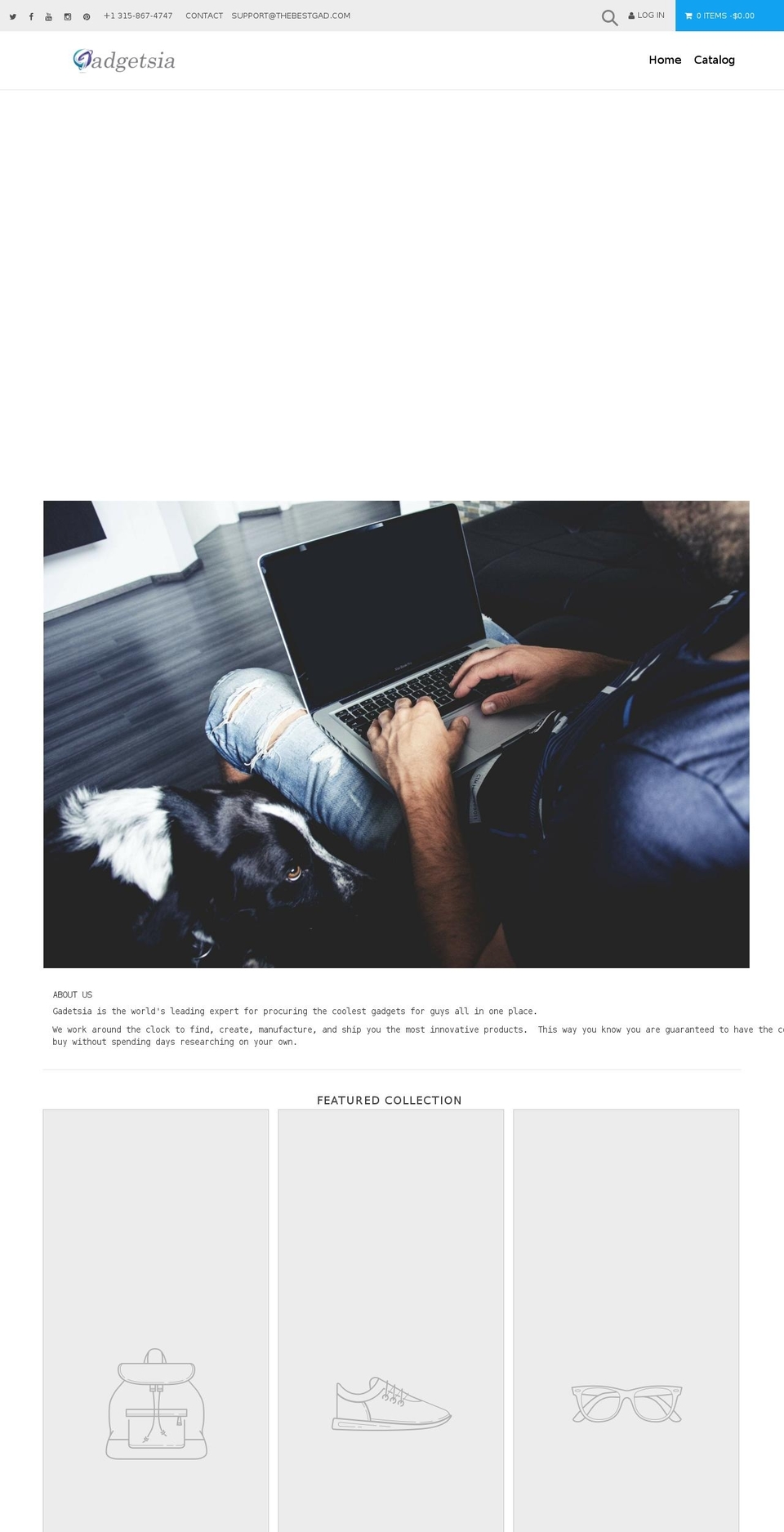 gadgetsia.com — Shopify storefront screenshot