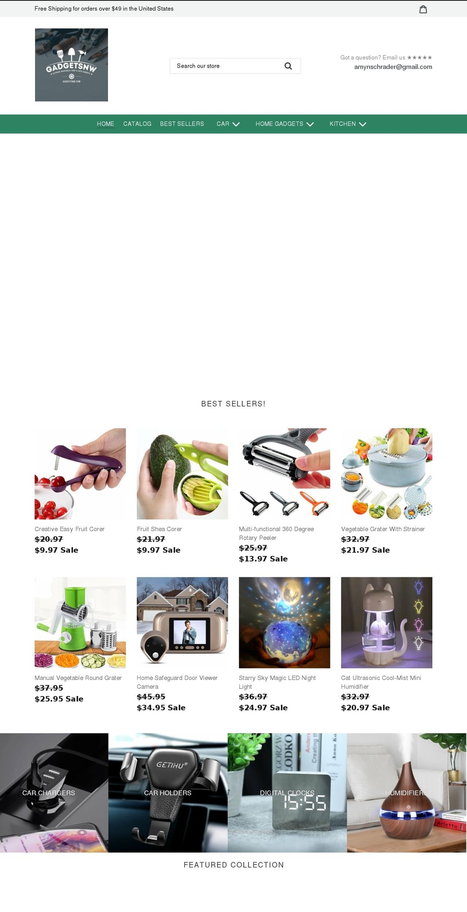 gadgetsnw.com shopify website screenshot