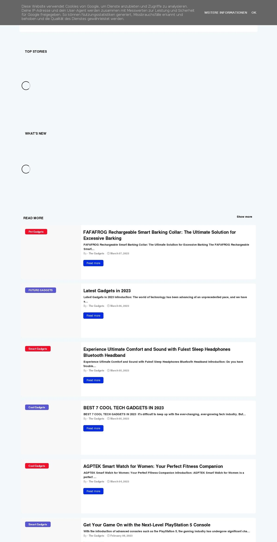 gadgetssavvy.com — Shopify storefront screenshot