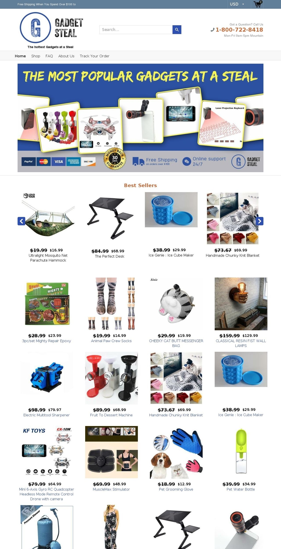 gadgetsteal.com — Shopify storefront screenshot