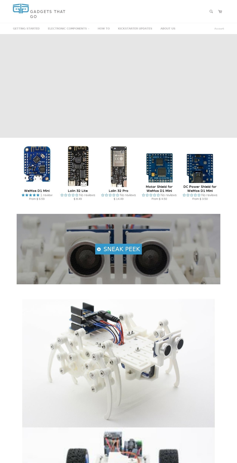 gadgetsthatgo.com — Shopify storefront screenshot