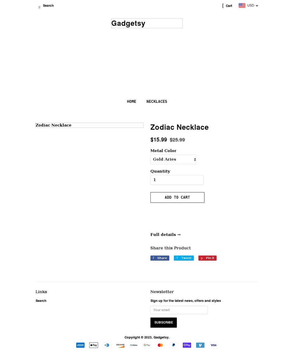 gadgetsystore.com shopify website screenshot