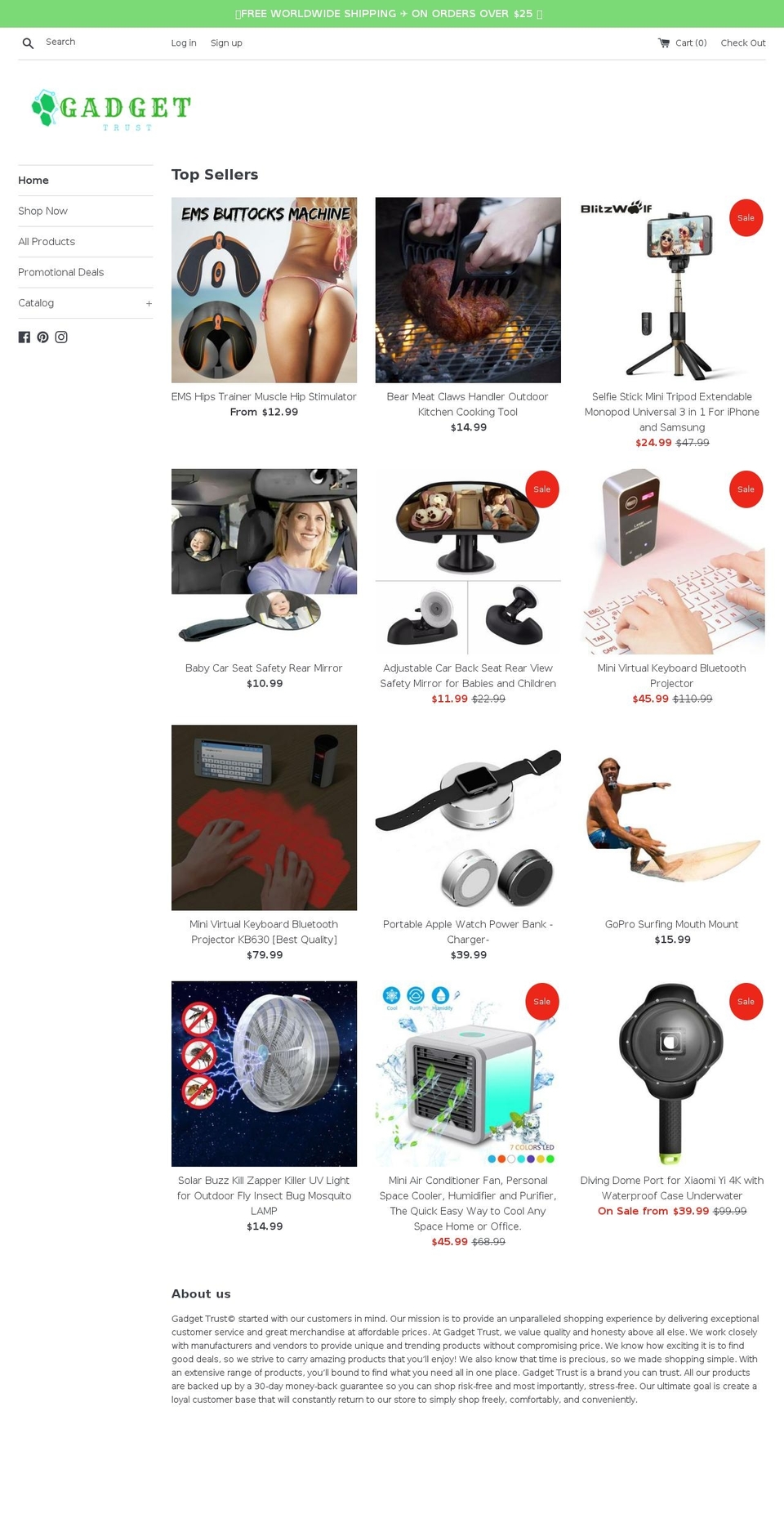 gadgettrust.com — Shopify storefront screenshot
