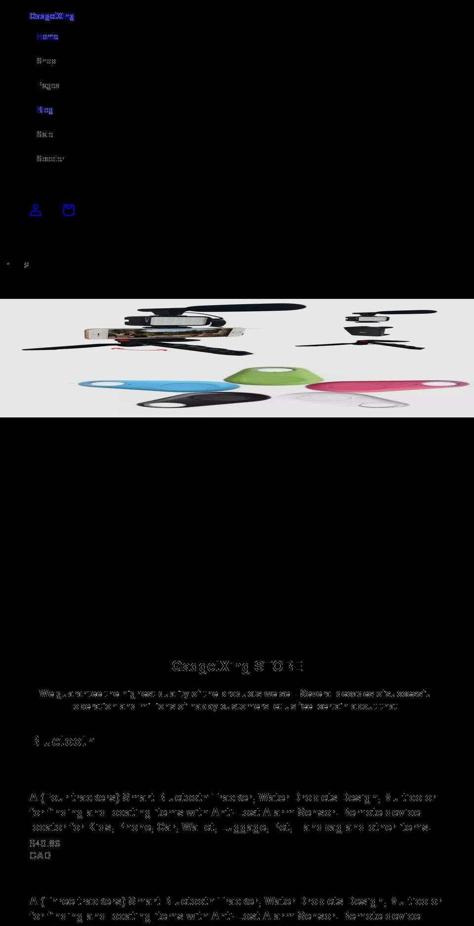 gadgetxing.com shopify website screenshot