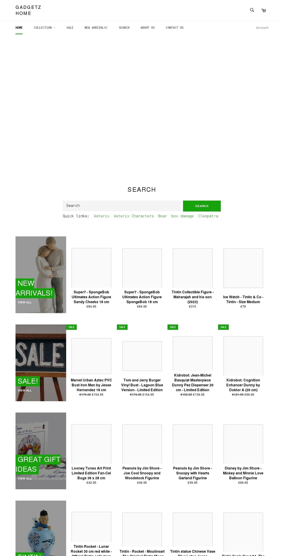 gadgetzhome.com shopify website screenshot