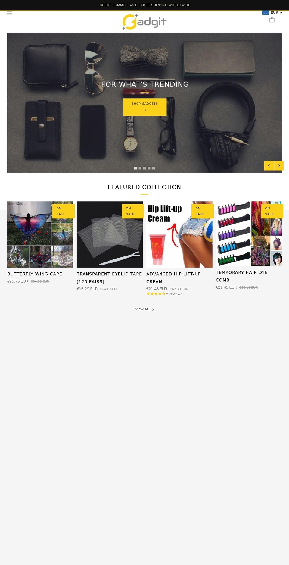 gadgit.store shopify website screenshot