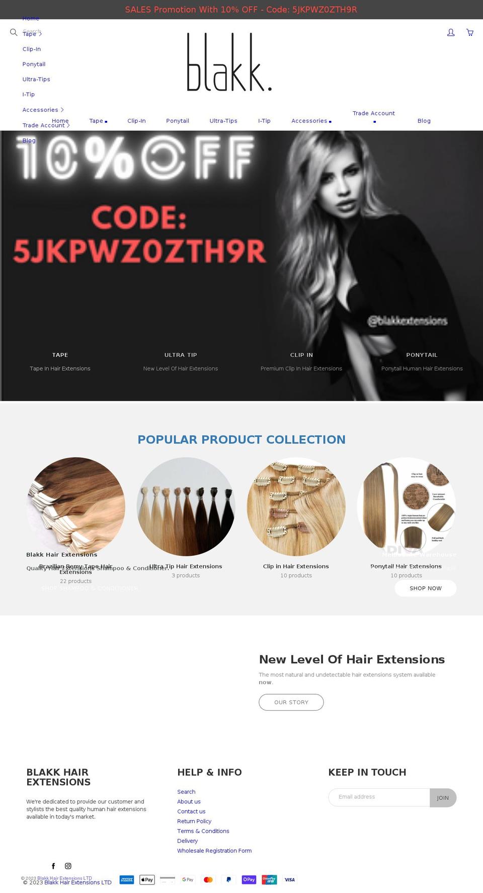 gadivahairextensions.com shopify website screenshot