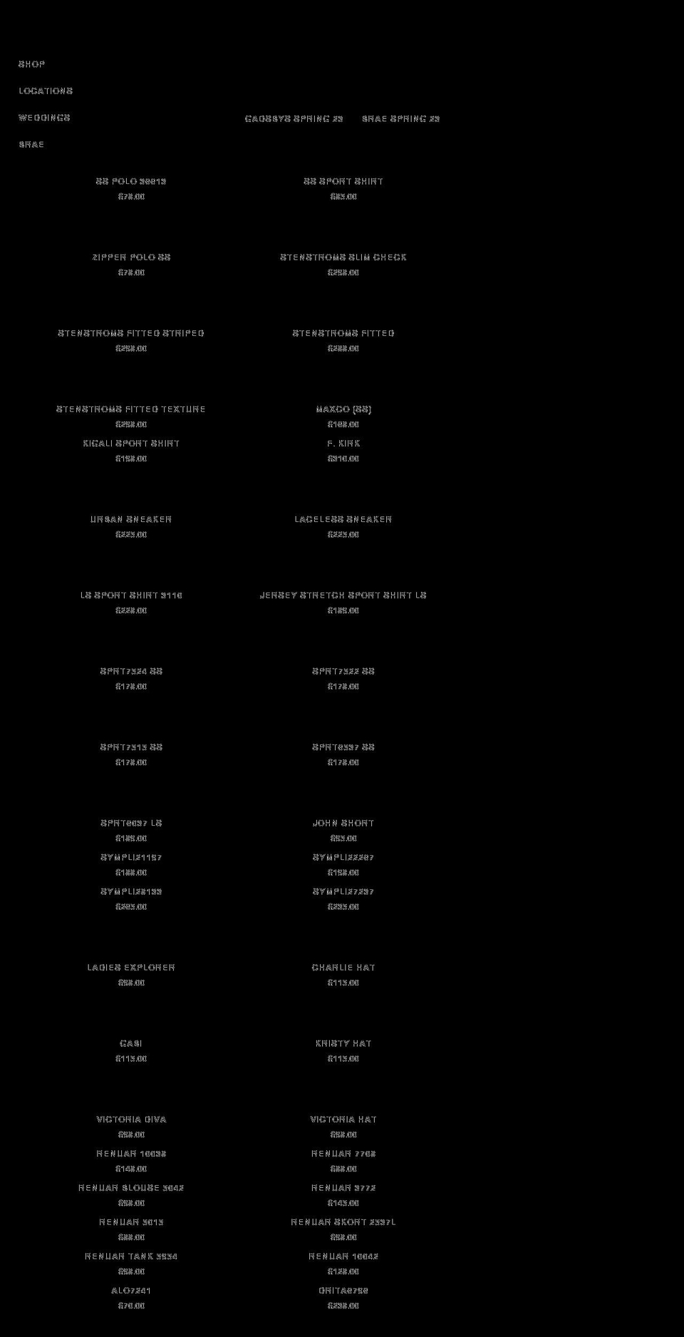 gadsbys.ca shopify website screenshot