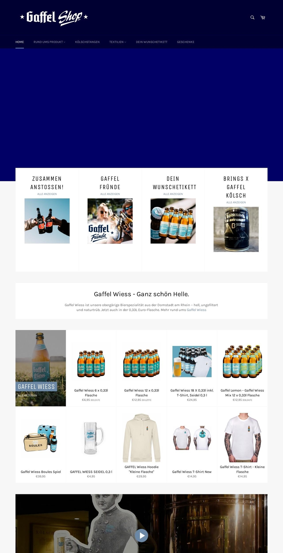 Graushop_DSGVO Shopify theme site example gaffel-shirts.de