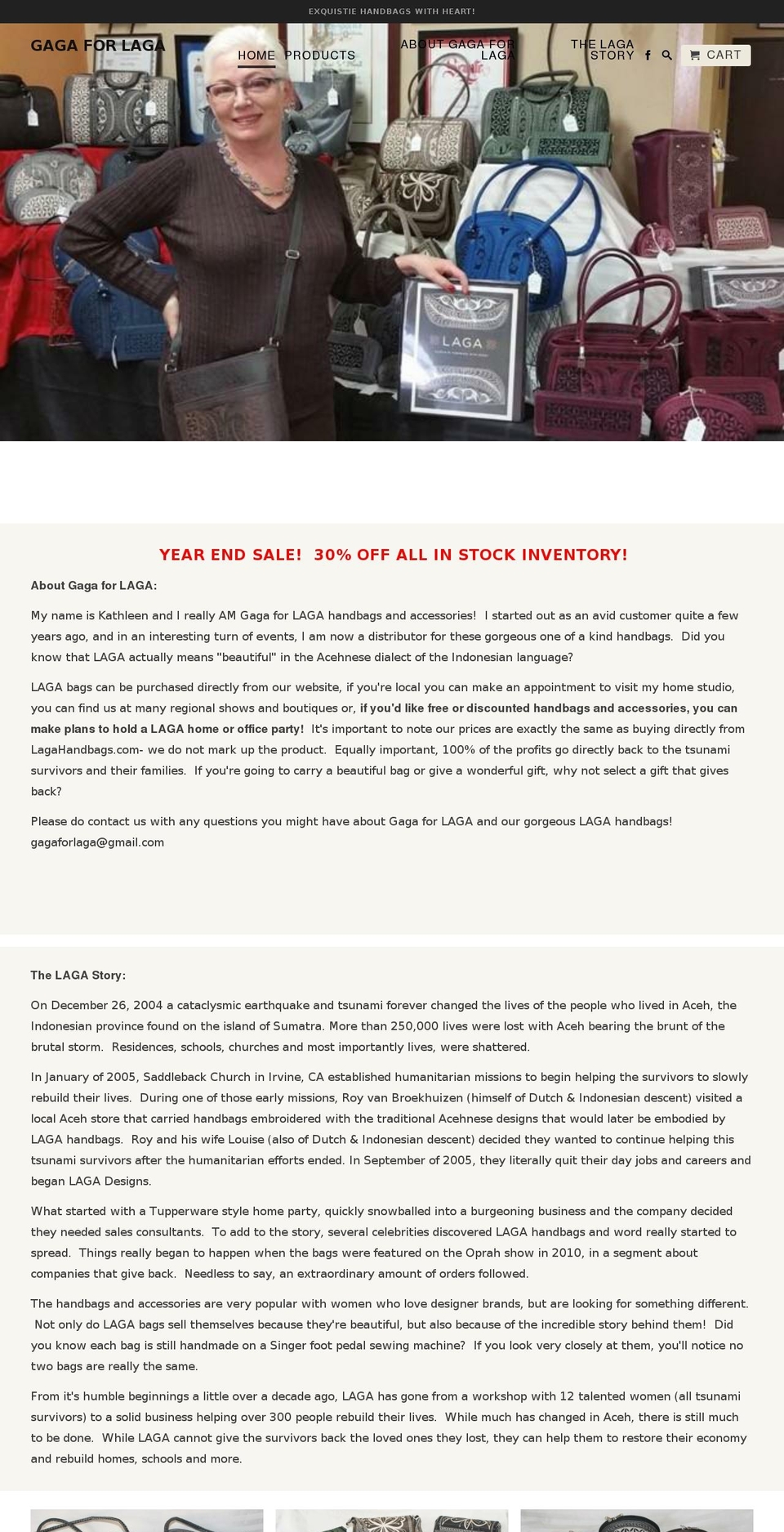 gagaforlaga.com — Shopify storefront screenshot