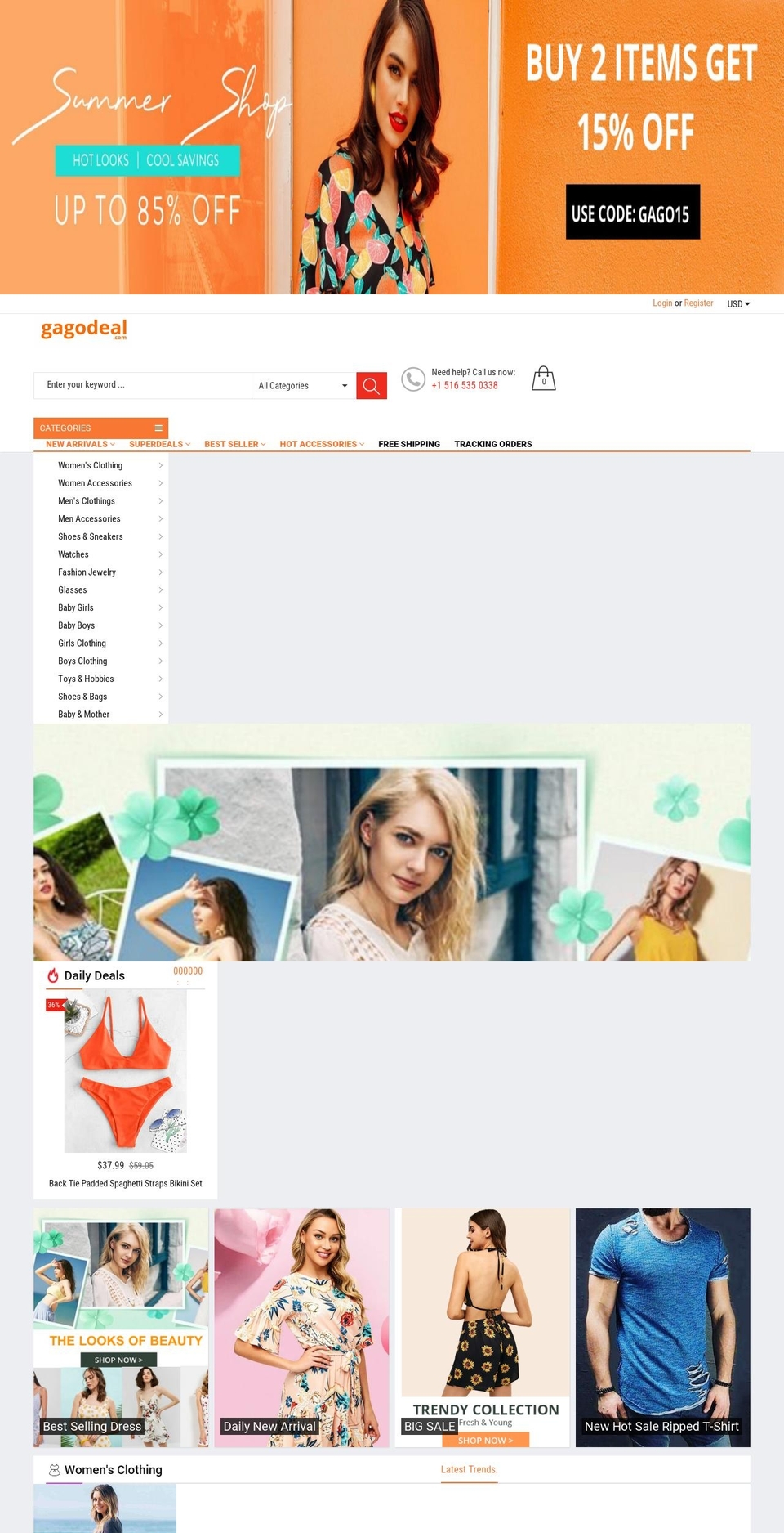 gagodeal.com — Shopify storefront screenshot