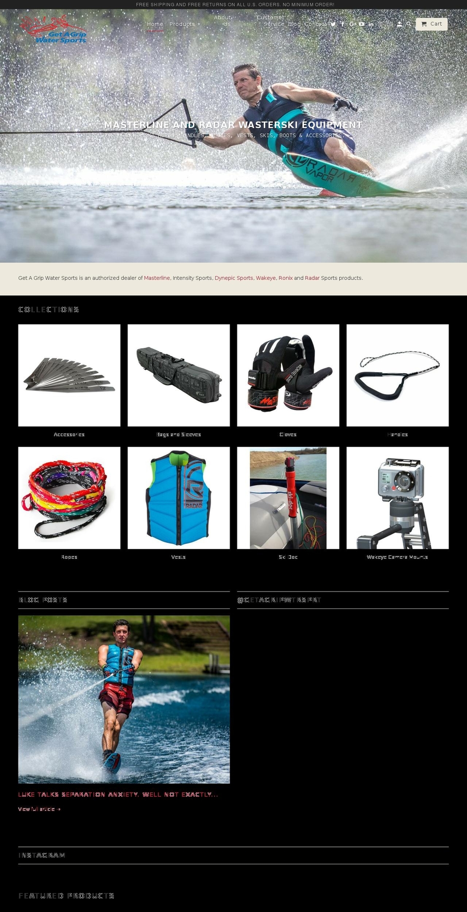 gagws.com — Shopify storefront screenshot