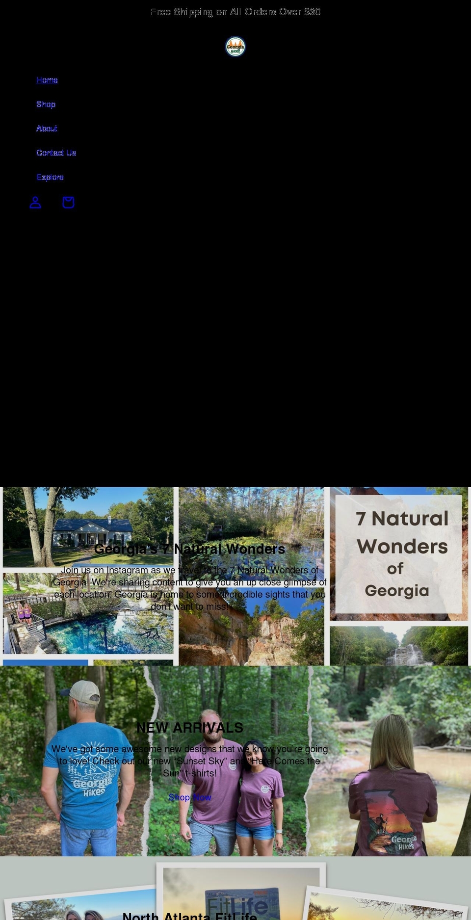 gahikes.com shopify website screenshot