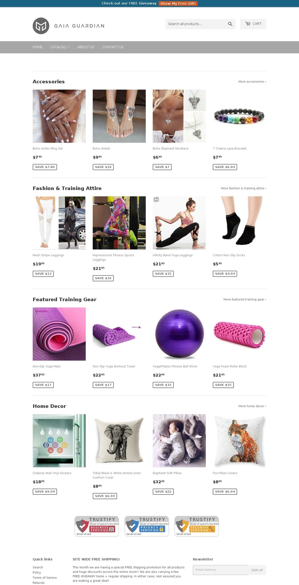 gaiaguardian.com — Shopify storefront screenshot