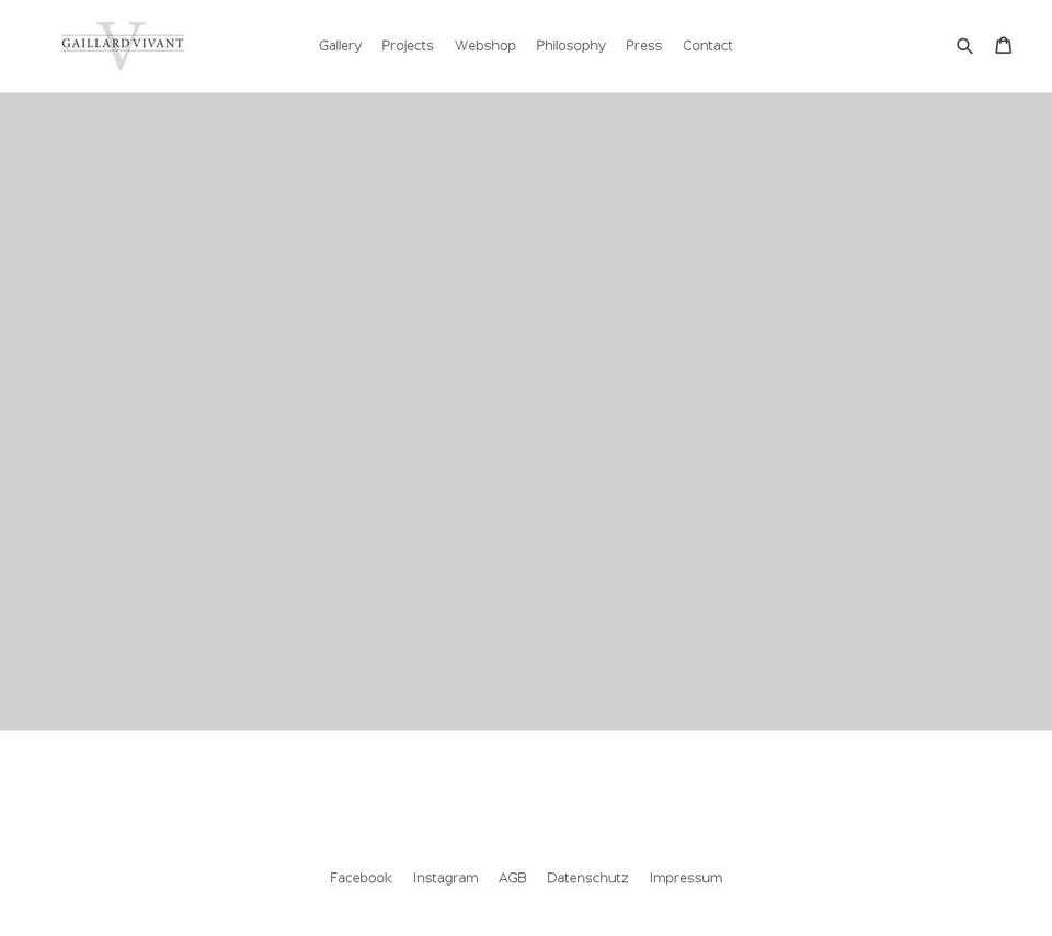 gaillardvivant.com shopify website screenshot