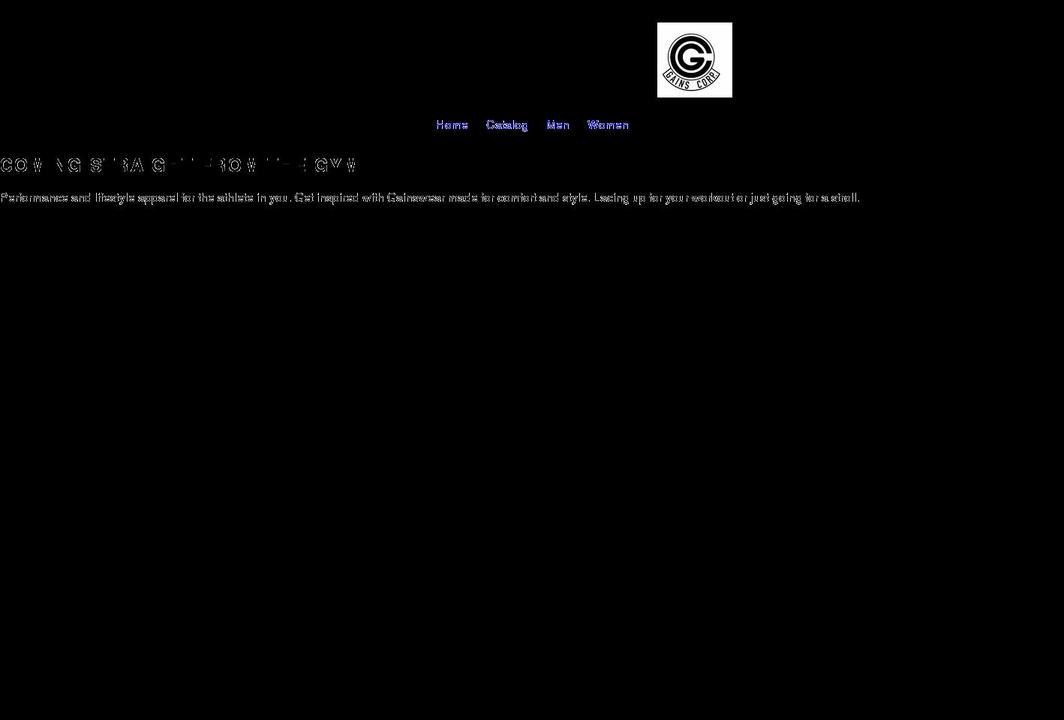 gainscorp.com shopify website screenshot