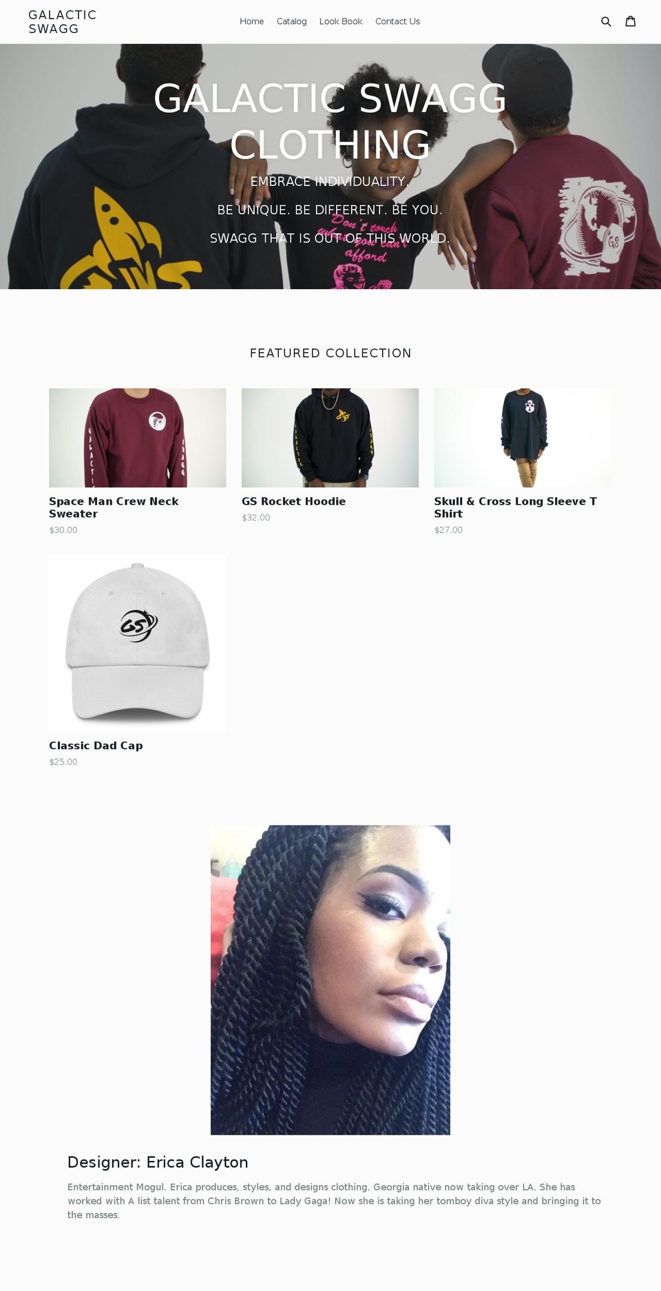 galacticswagg.com — Shopify storefront screenshot