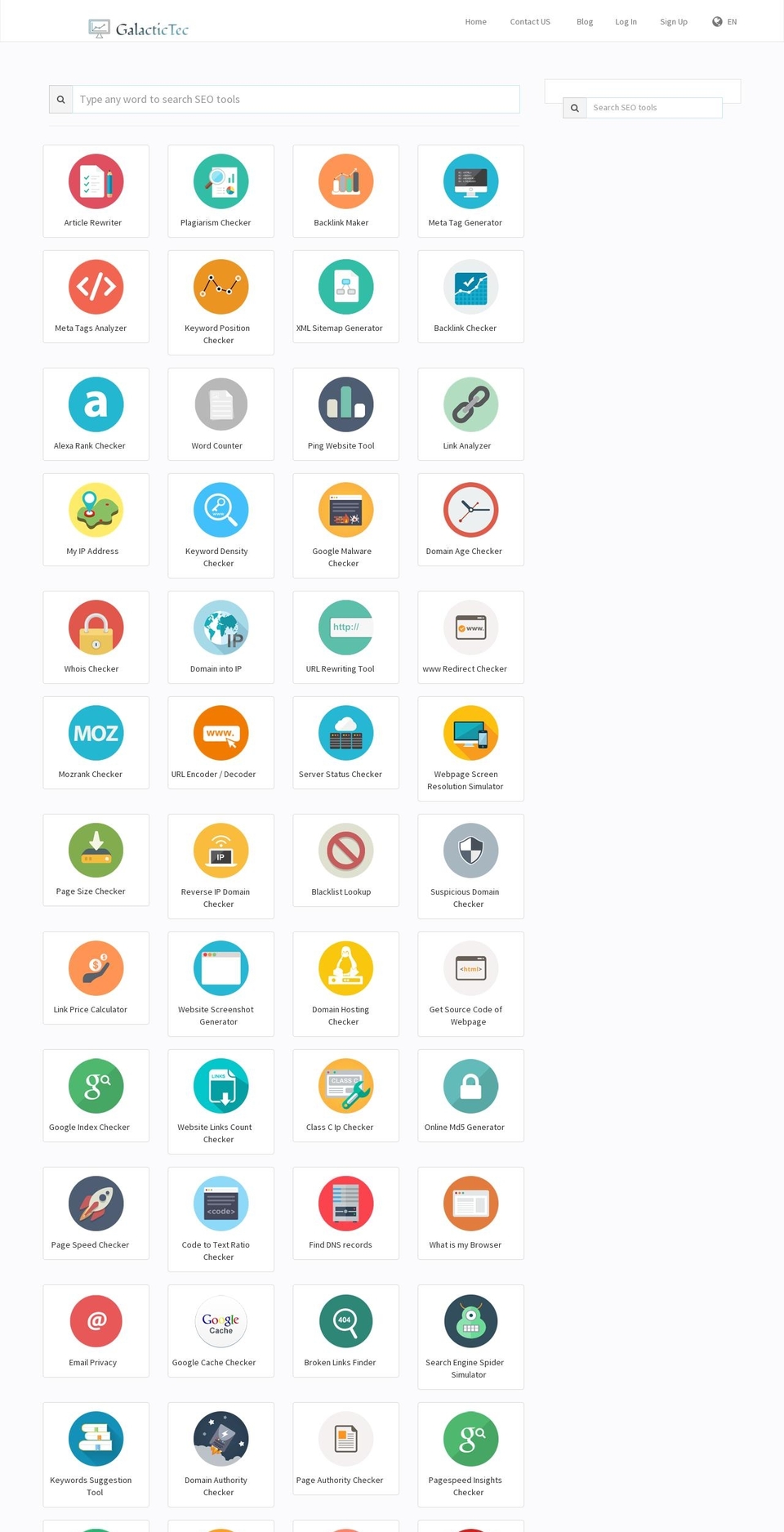 galactictec.com — Shopify storefront screenshot