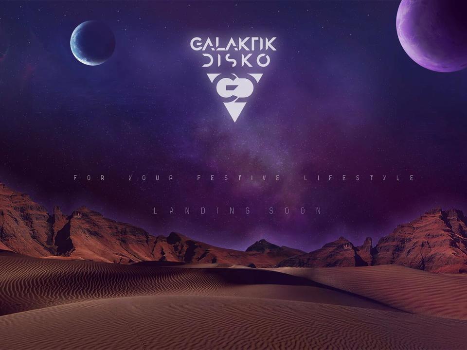 galaktikdisko.com — Shopify storefront screenshot