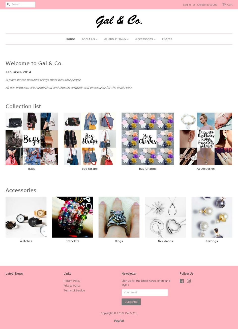 galandco.com — Shopify storefront screenshot