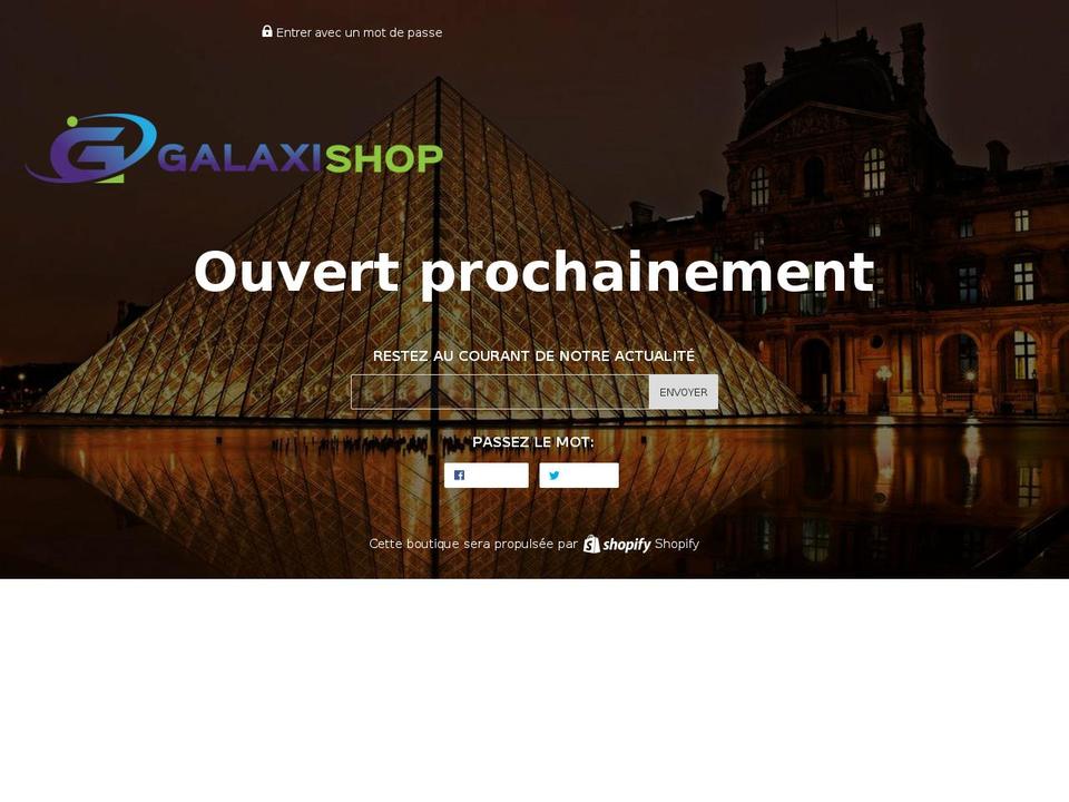 galaxishop.com shopify website screenshot