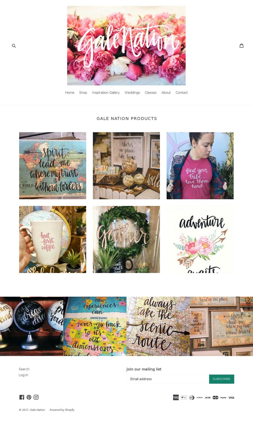 galenation.com shopify website screenshot