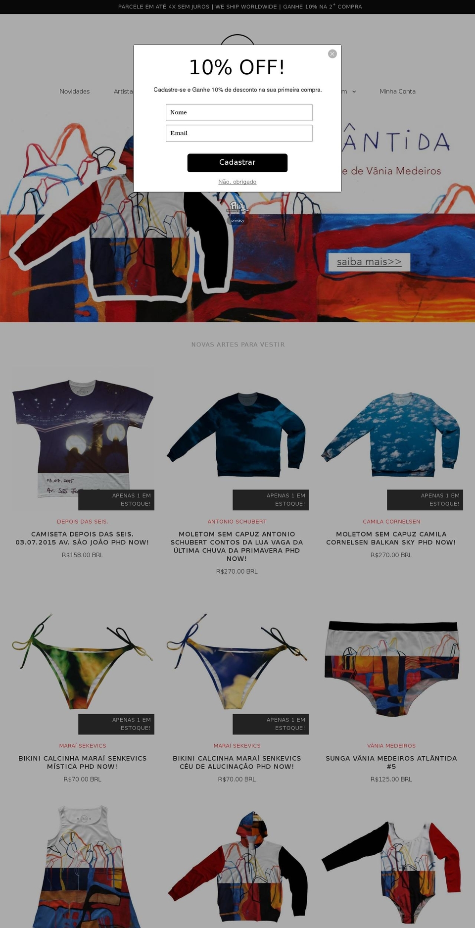 Copy of Pacific Shopify theme site example galeriaphd.com