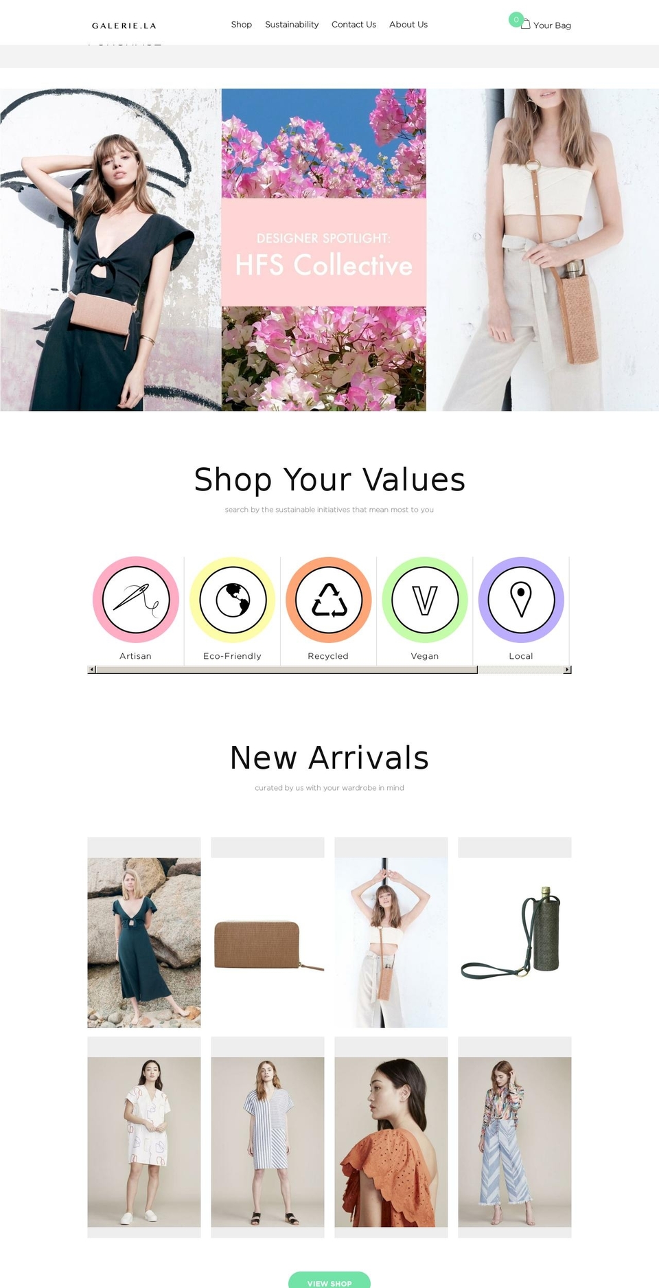 maxus-home6 Shopify theme site example galerie.la