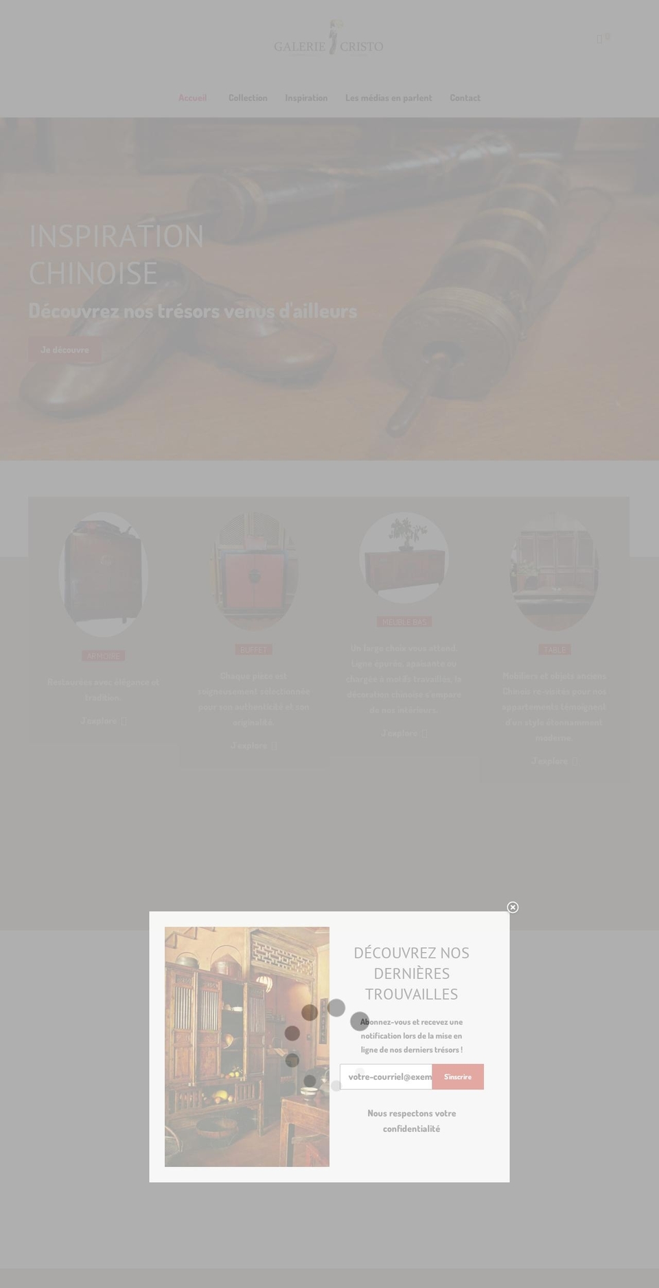 galeriecristo.com shopify website screenshot