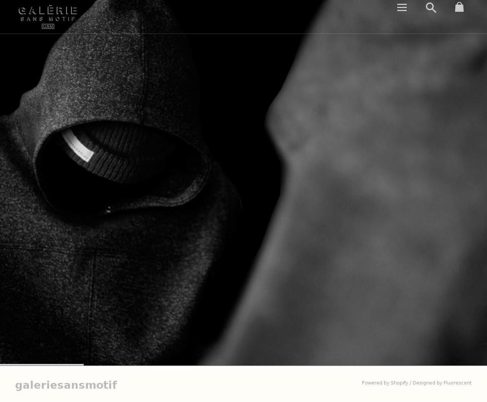 galeriesansmotif.com shopify website screenshot