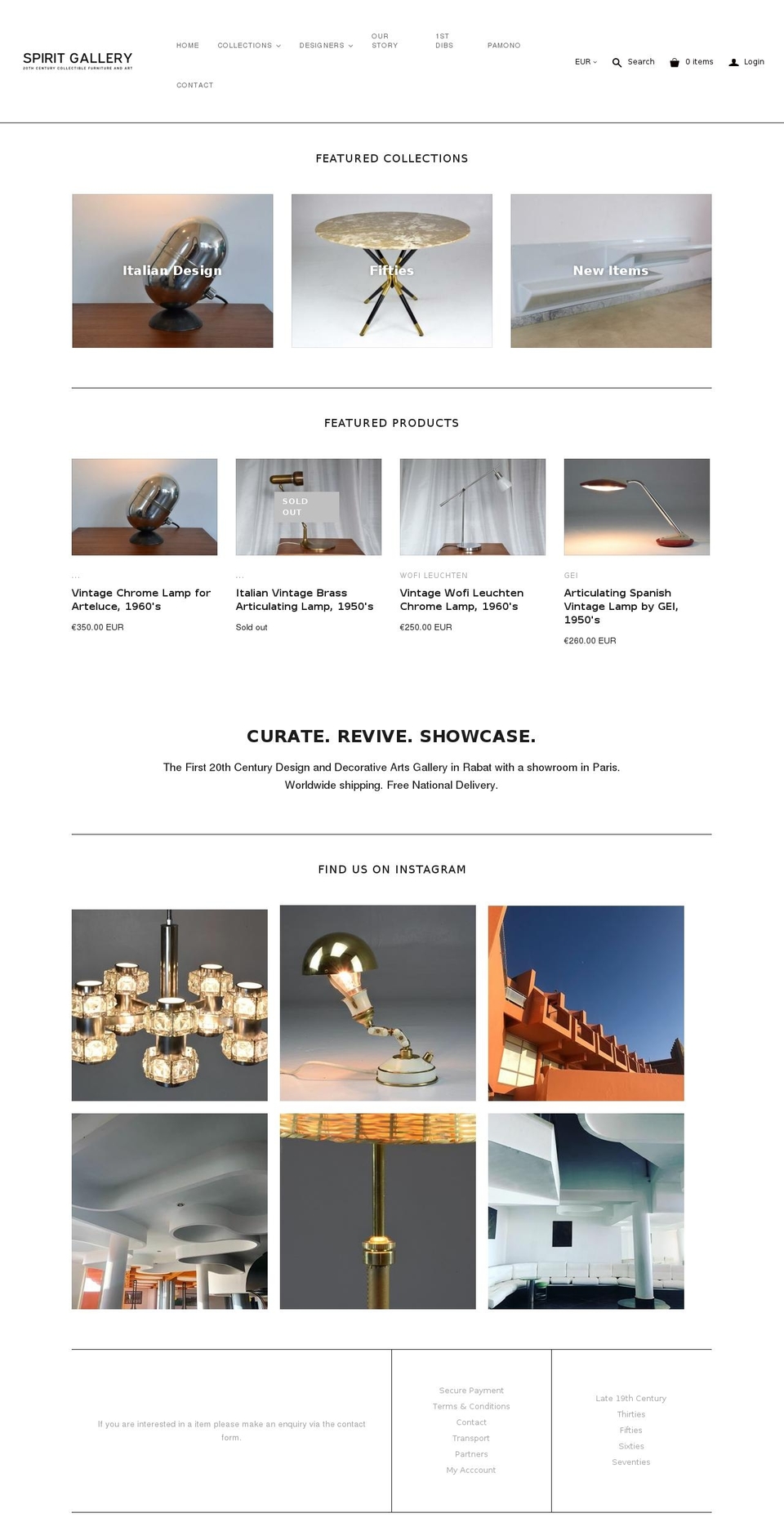 galeriespirit.com — Shopify storefront screenshot