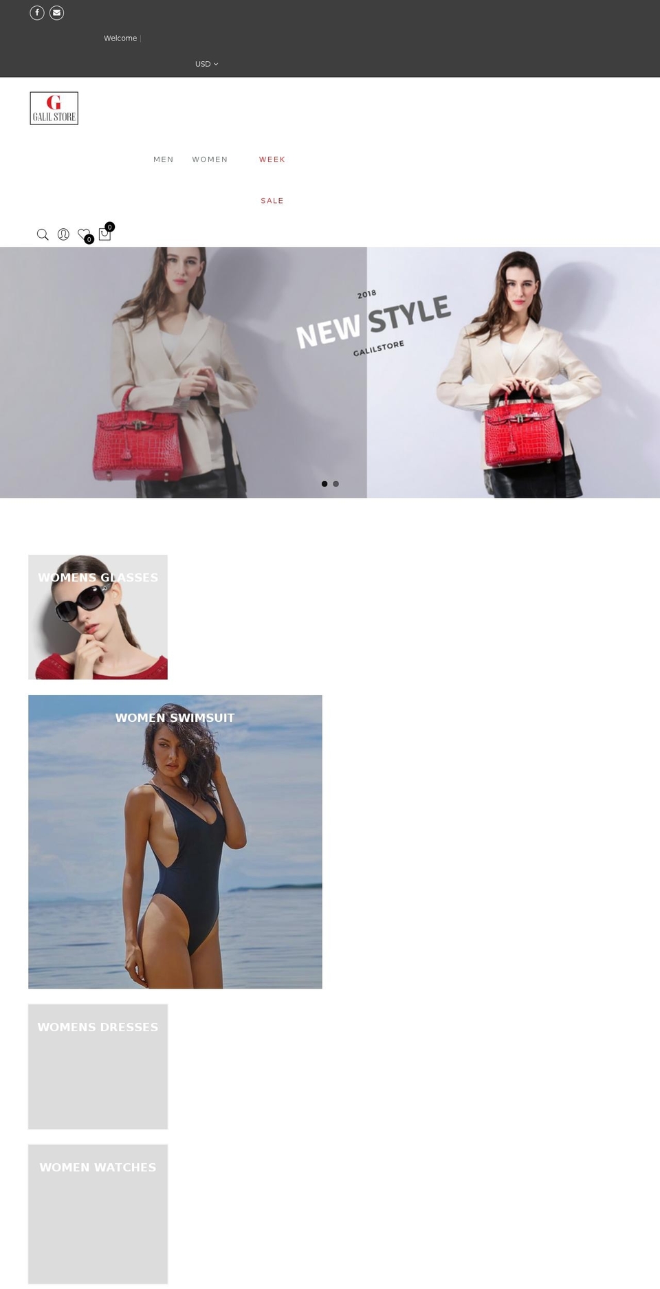 galil-store.com — Shopify storefront screenshot