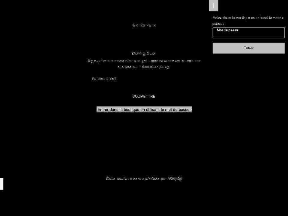 galilee-paris.com shopify website screenshot