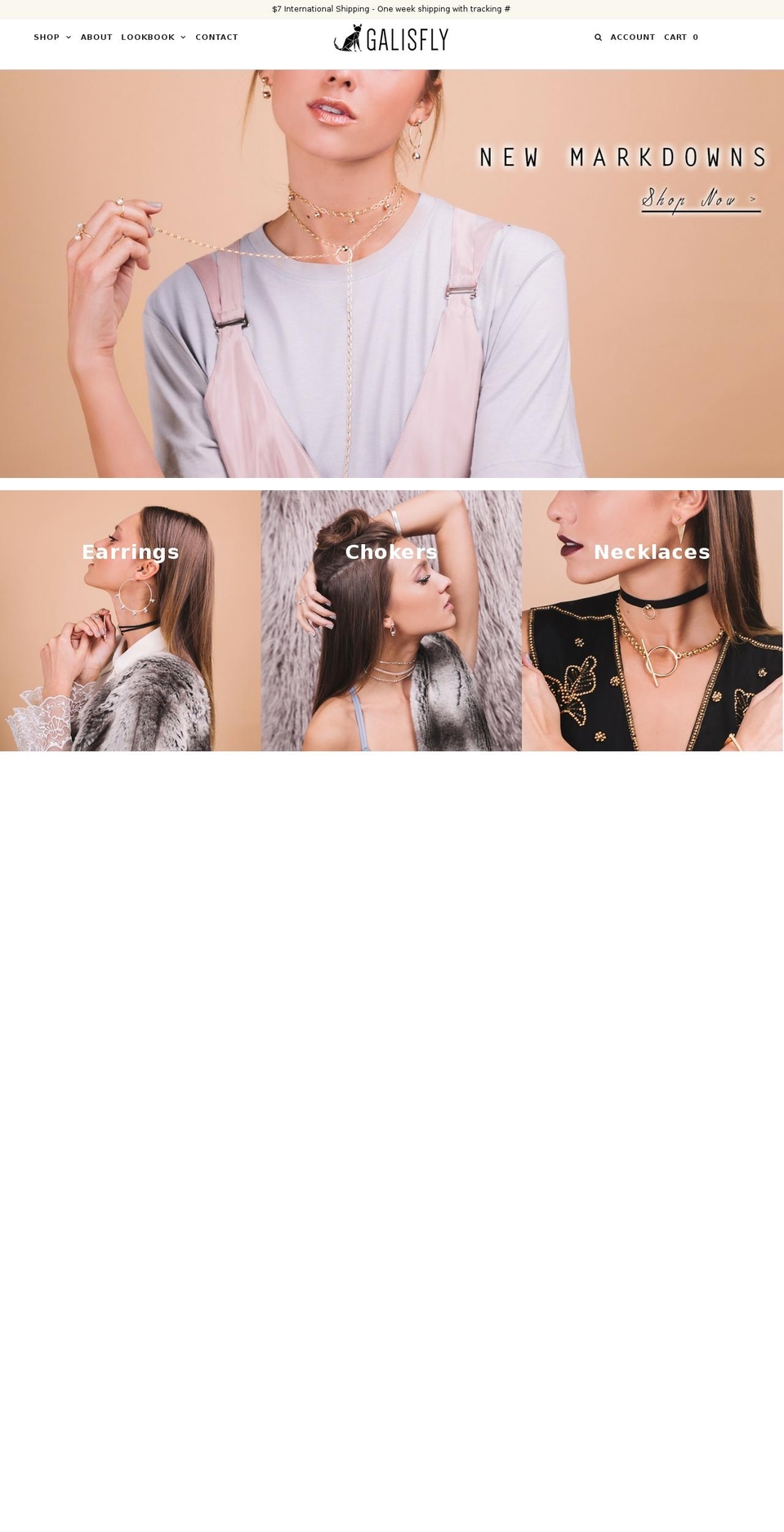 galisfly.com shopify website screenshot