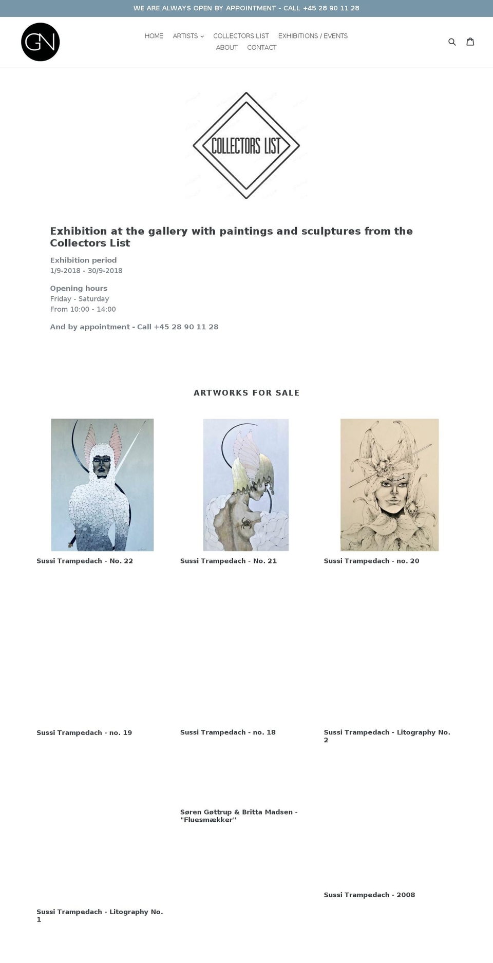 gallerinijenkamp.com — Shopify storefront screenshot