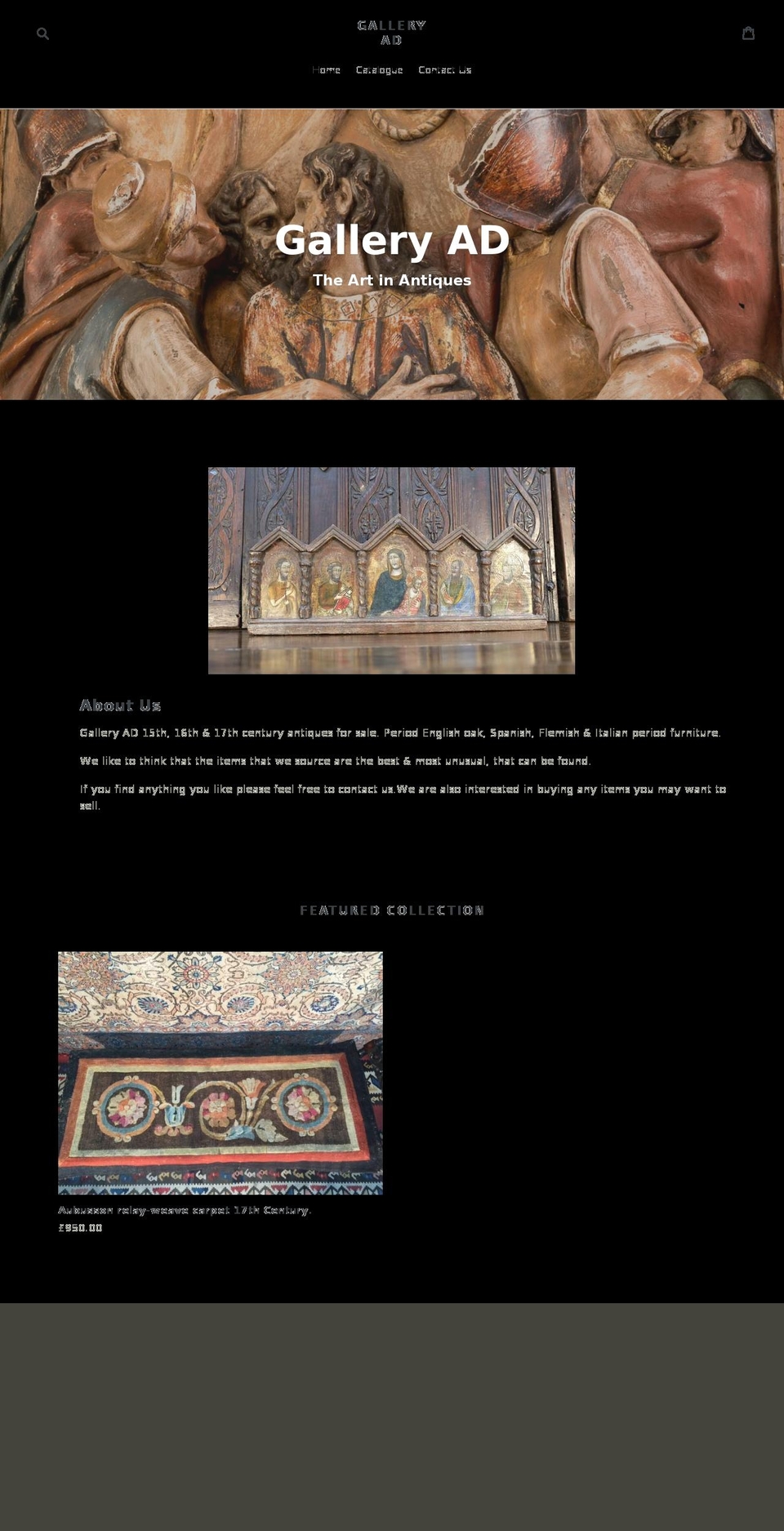 gallery-ad.com — Shopify storefront screenshot