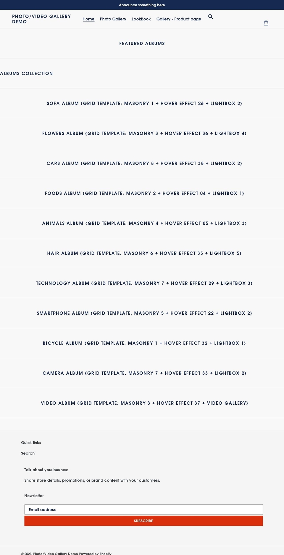gallery-livedemo.myshopify.com shopify website screenshot