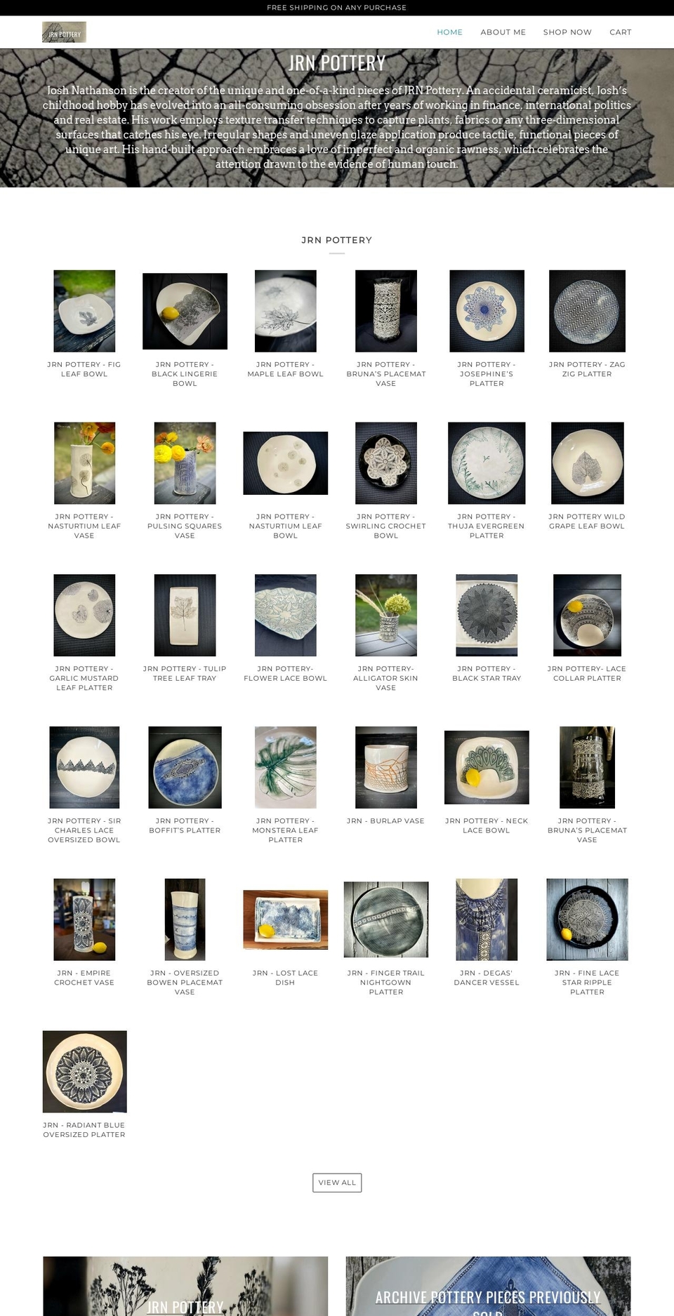 galleryandgoods.com — Shopify storefront screenshot