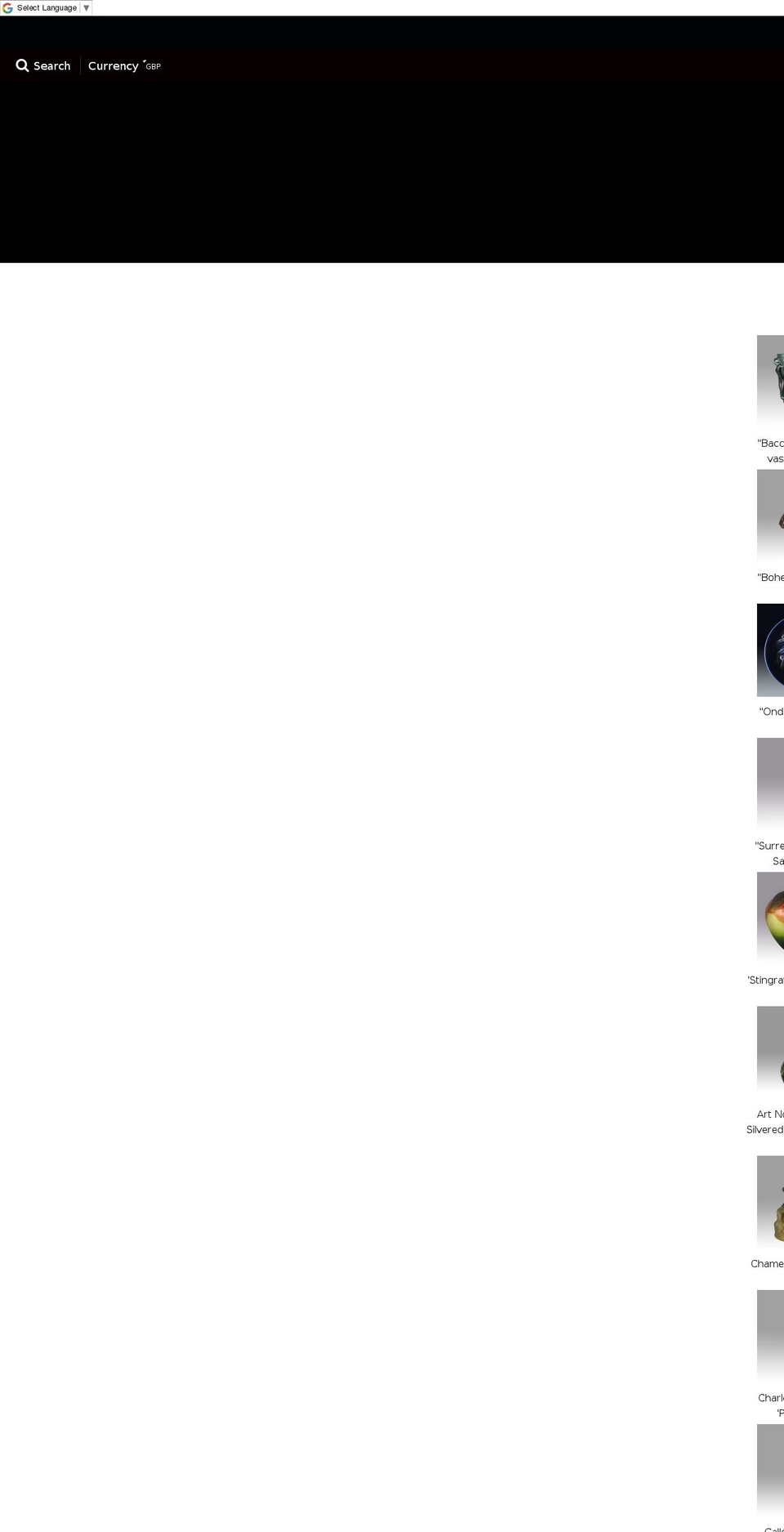 galleryeightyfive.com — Shopify storefront screenshot