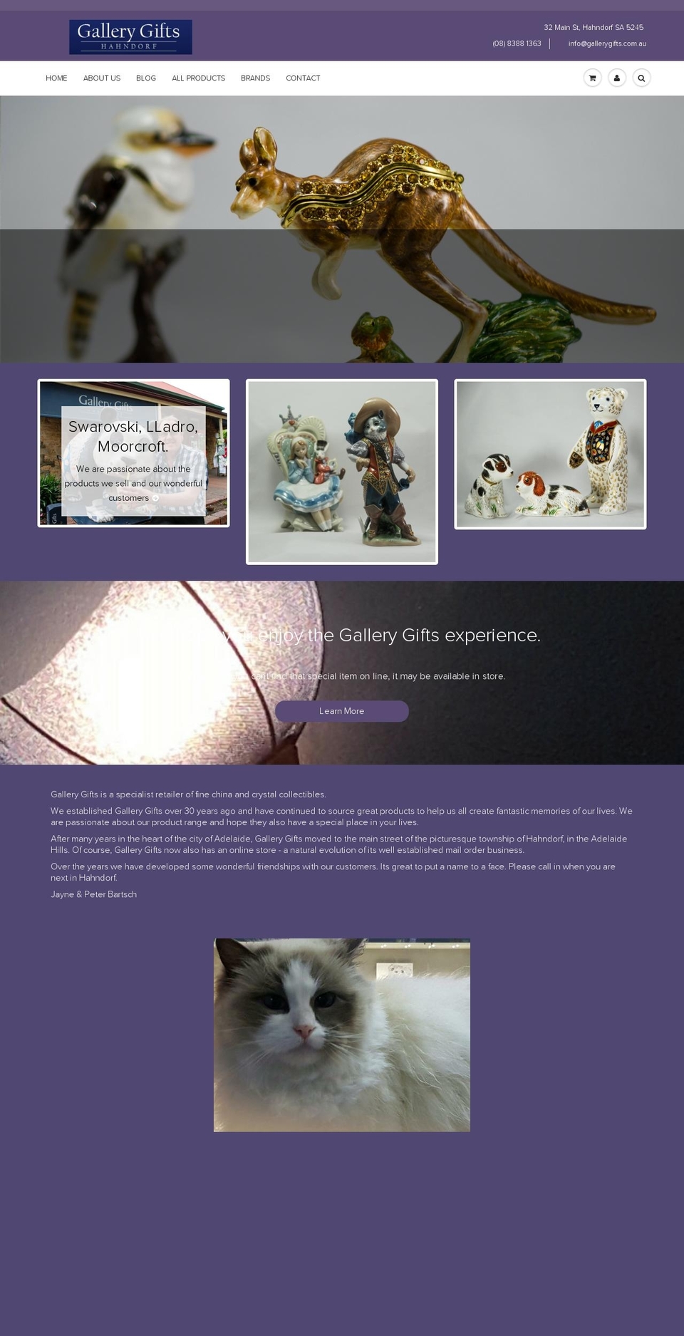 gallerygifts.com.au shopify website screenshot