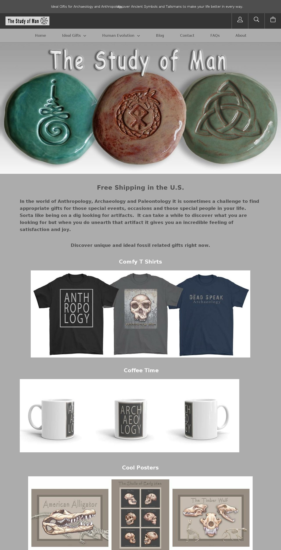 galleryofskulls.com — Shopify storefront screenshot