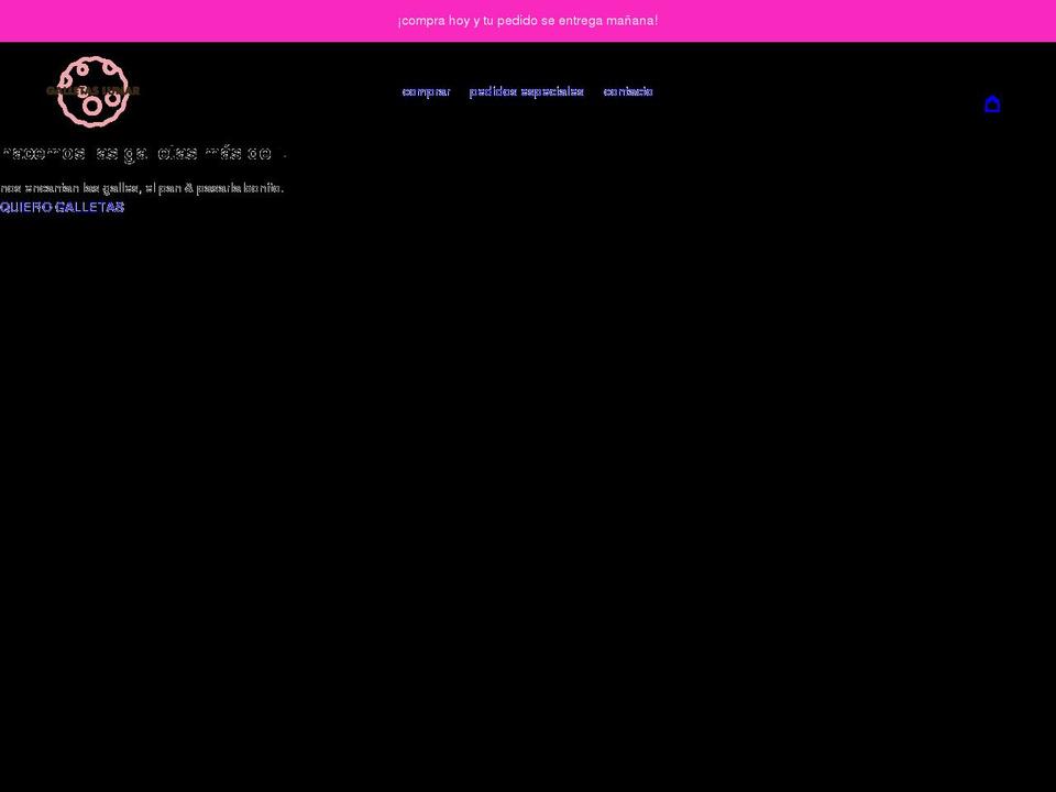 galletaslunar.com shopify website screenshot